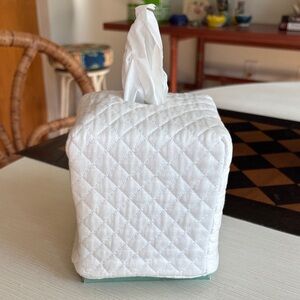 Quilted Fabric Tissue Box Cover
